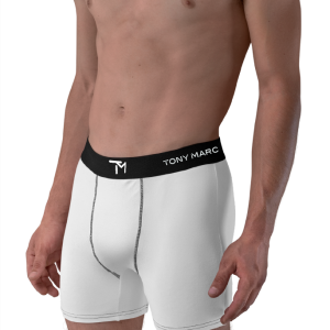 men signature icon boxer brief white